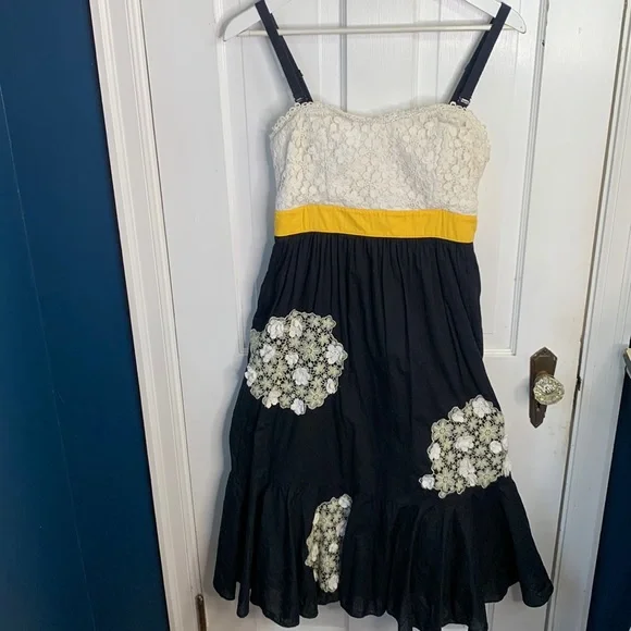 Anthropologie Floreat Dandelion Wish MIDI Dress W-739 Sz 6 - Picture 3 of 12